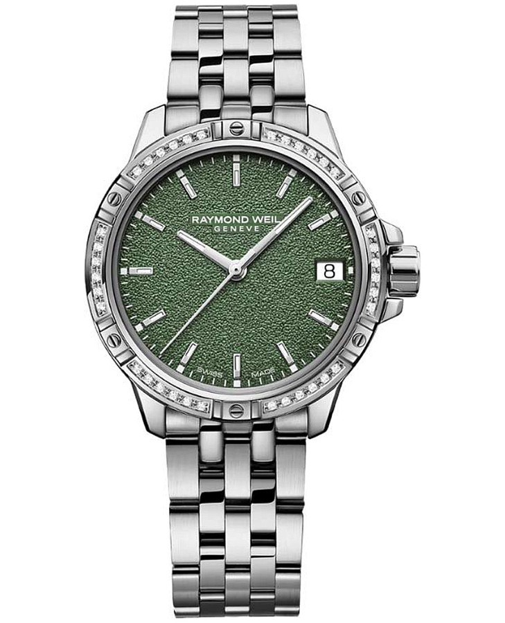 Часы Raymond Weil Tango 5960-STS-52061 — женские, зеленый