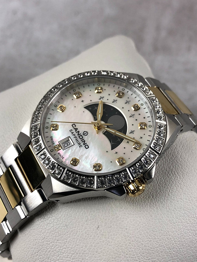 Часы Candino Lady Elegance Moonphase C4761/1 — кварцевые, сталь