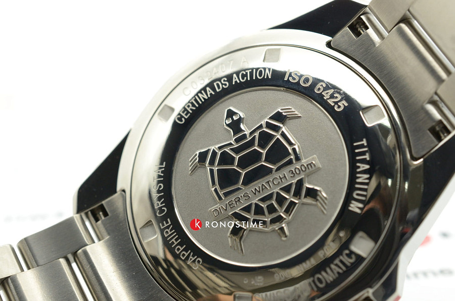 Часы Certina DS Action Diver Powermatic 80 C032.407.44.081.00 — Швейцария, механические