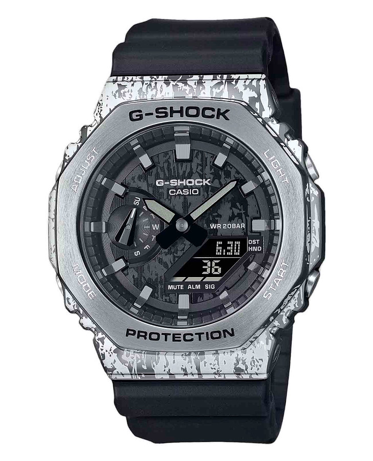 Часы Casio G-Shock GM-2100GC-1ADR (GM-2100GC-1A) — мужские, черный