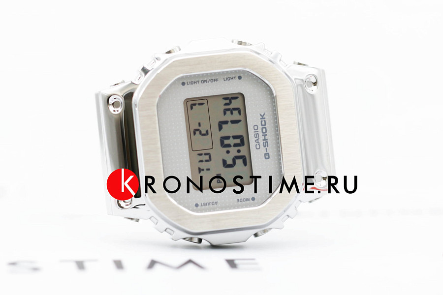Часы Casio G-Shock GM-S5600SK-7DR (GM-S5600SK-7) — белый, пластик металл сталь