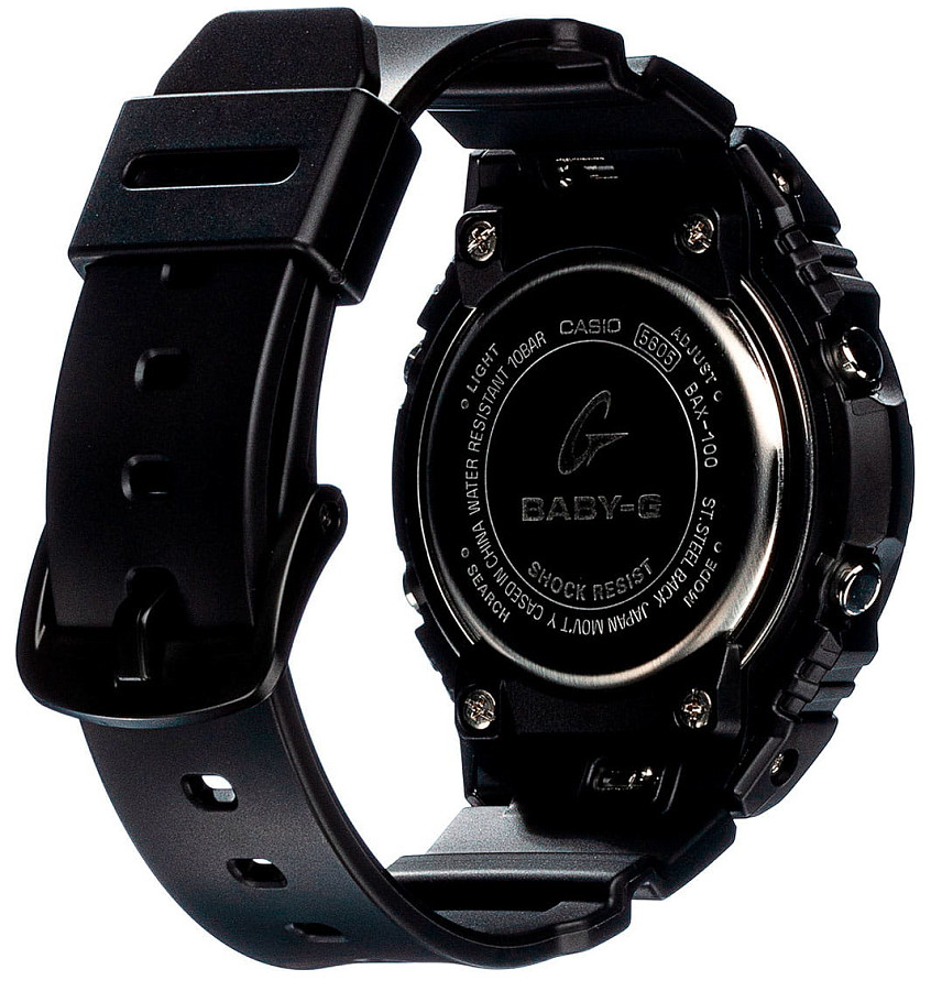 Часы Casio Baby-G BAX-100-1A — пластик, Япония