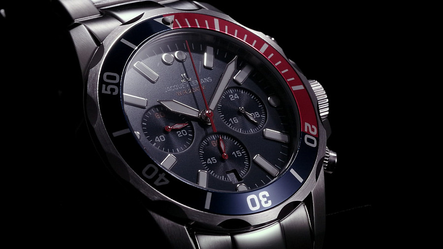 Часы Jacques Lemans Sport 1-2091G — металл сталь, Австрия