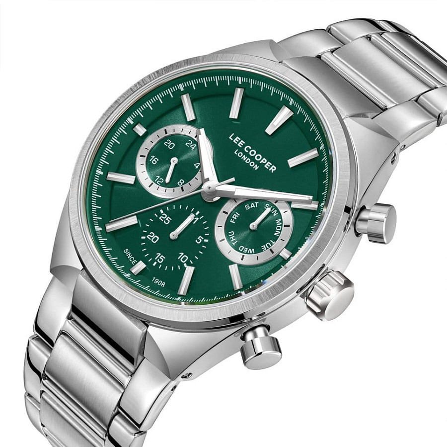 Часы Lee Cooper LC08174.370 — кварцевые, суперметалл металл
