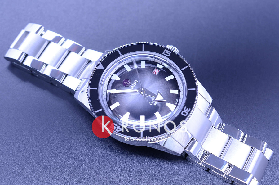 Часы Rado Captain Cook Automatic R32105153 — черный, керамика сталь металл