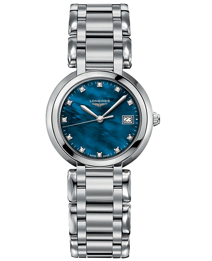 Часы Longines PrimaLuna L8.112.4.98.6 — женские, синий