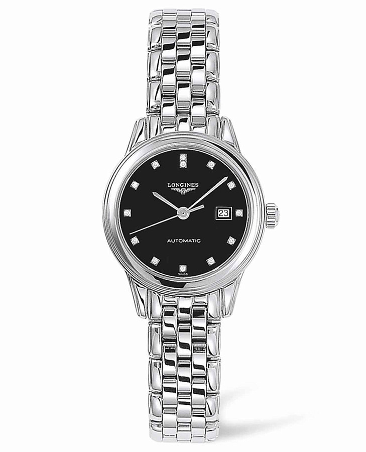 Часы Longines Flagship L4.374.4.57.6 — женские, черный