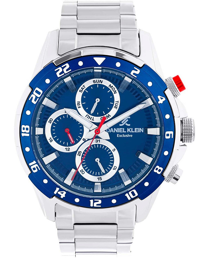 Часы Daniel Klein Exclusive DK.1.13642-2 — мужские, синий