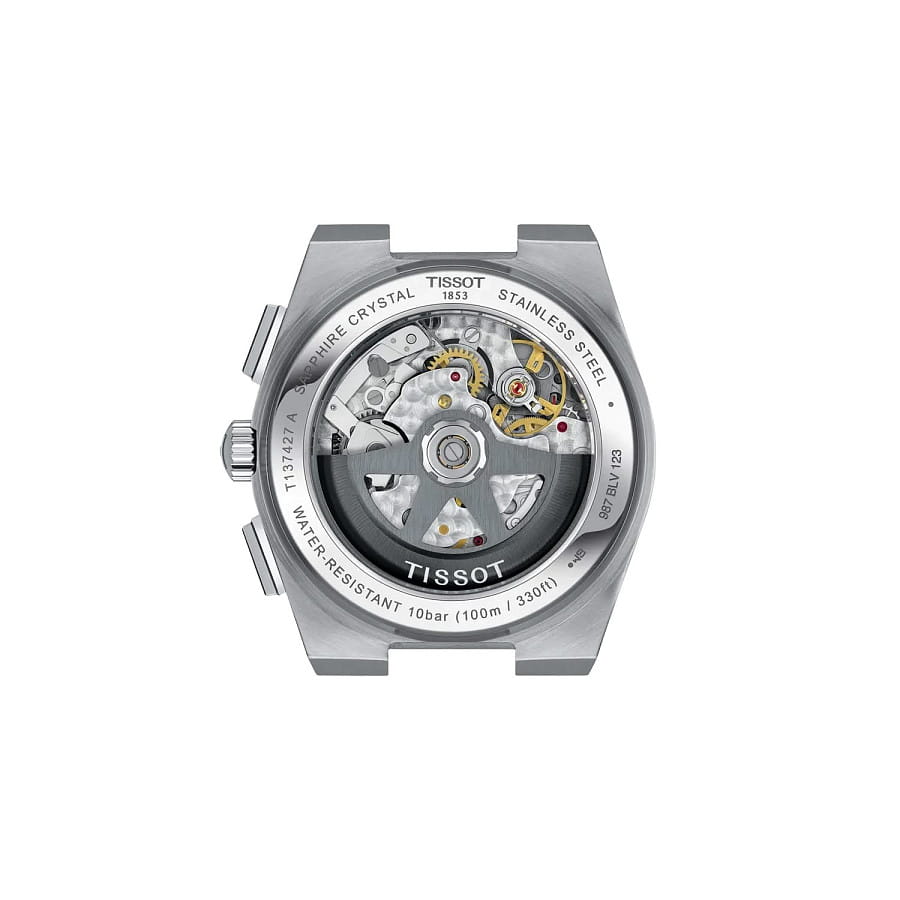 Часы Tissot PRX Automatic Chronograph 42 mm T137.427.11.041.01 — сталь металл, Швейцария