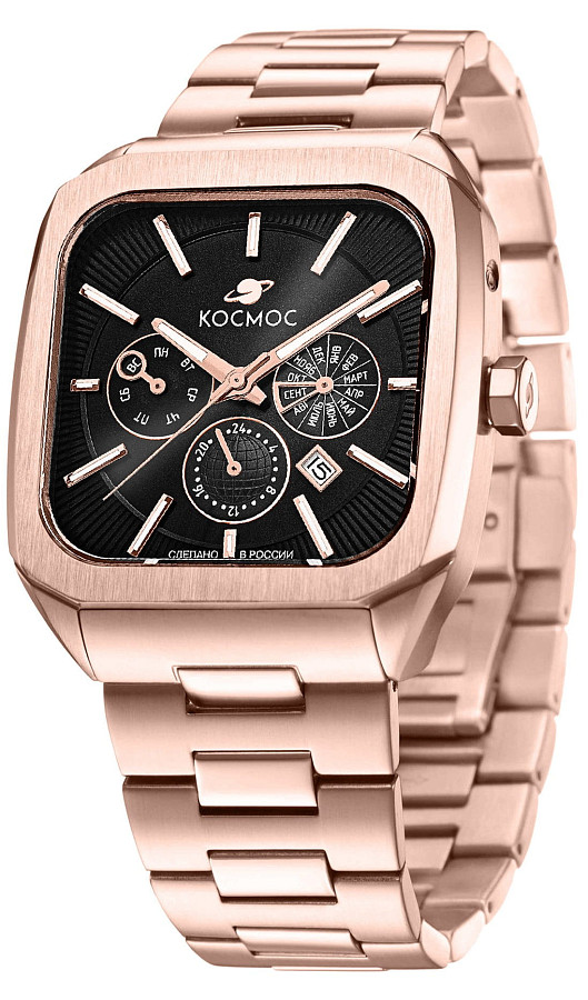 Часы Космос Марсоход II K 219.40.31 — механические, сталь металл