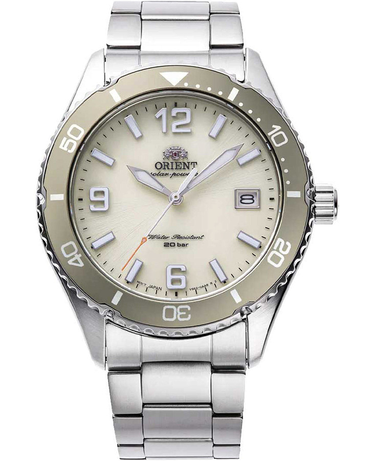 Часы Orient Mako Kamasu RA-WJ0003S (RN-WJ0003S) — мужские, бежевый