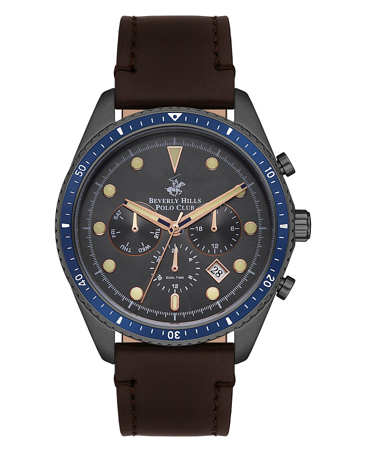 Часы Beverly Hills Polo Club BP3355X.062 — мужские, серый