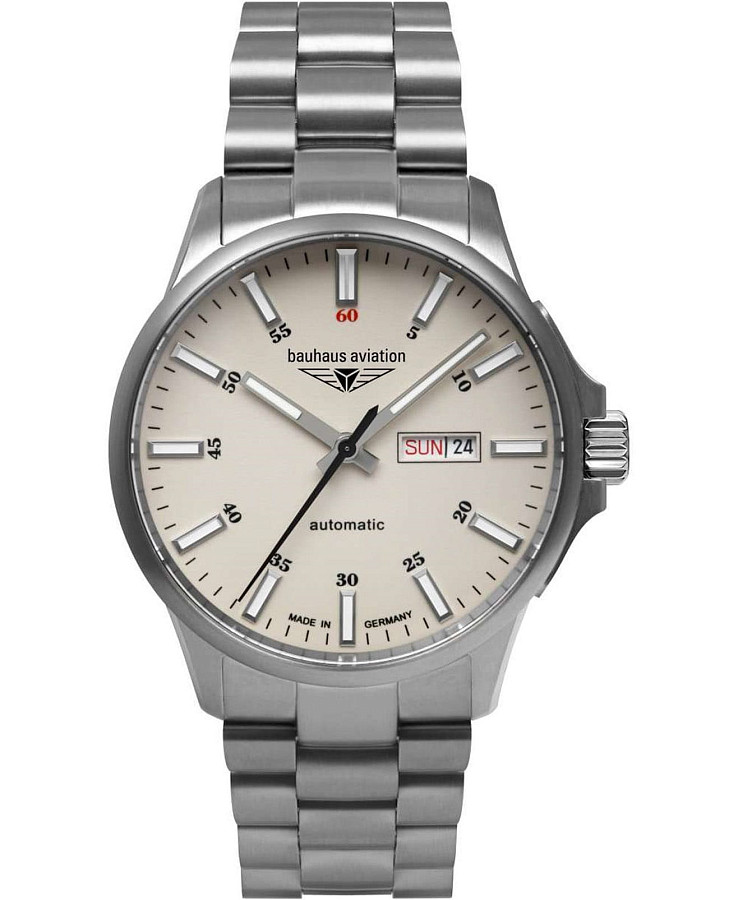 Часы Bauhaus Aviation 2866M5 — мужские, бежевый