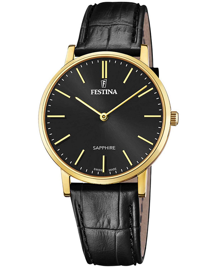 Часы Festina Swiss Made F20016/3 — мужские, черный