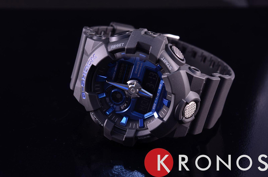 Часы Casio G-Shock GA-710-1A2 — электронные, пластик