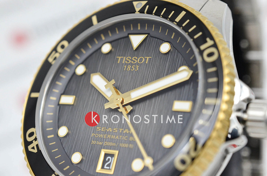 Часы Tissot Seastar 1000 Powermatic 80 T120.807.22.051.00 — артикул T1208072205100, мужские