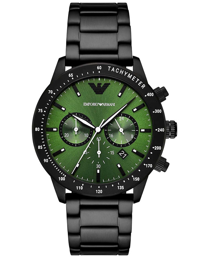 Часы Emporio Armani Mario AR11472 — мужские, зеленый