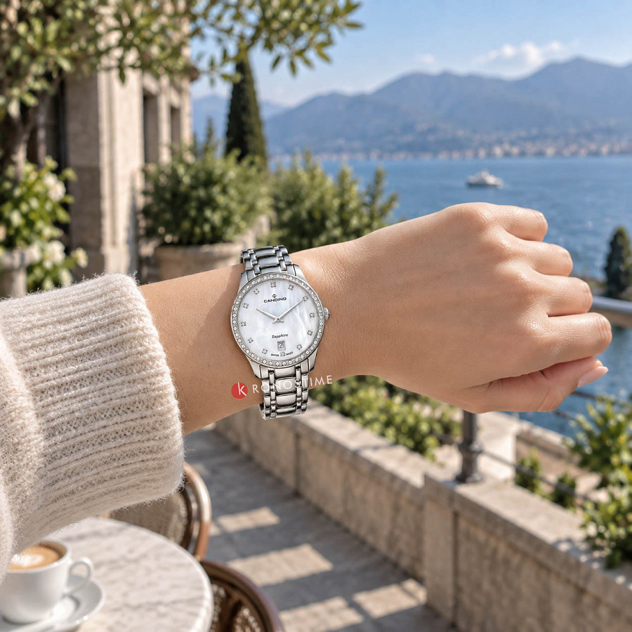 Часы Candino Lady Classic C4595/A — кварцевые, металл сталь