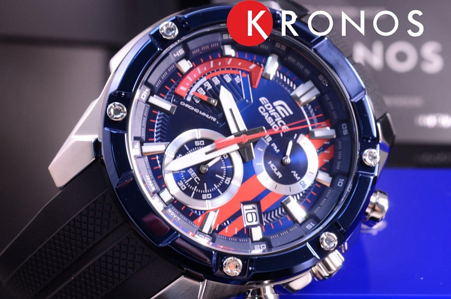 Часы Casio Edifice EFR-559TRP-2A — Япония, автокварц (кинетик)