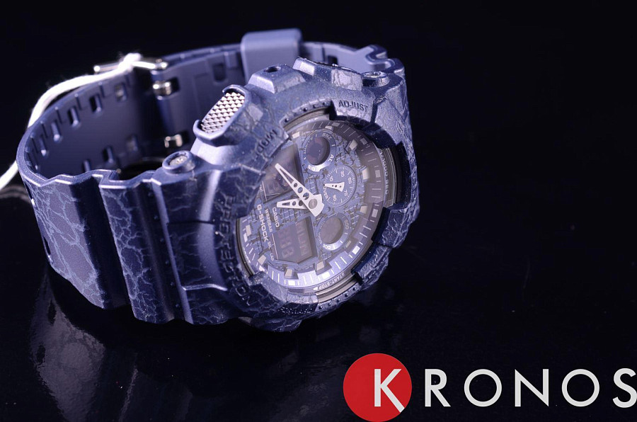 Часы Casio G-Shock GA-100CG-2A — электронные, пластик