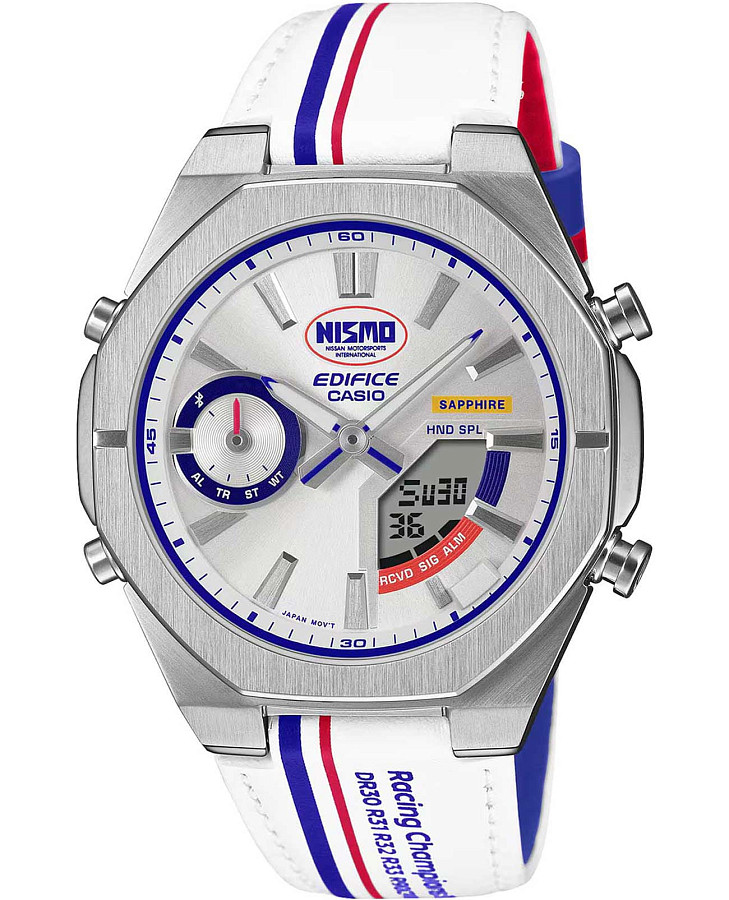 Часы Casio Edifice ECB-S10NIS-7A — мужские, серый
