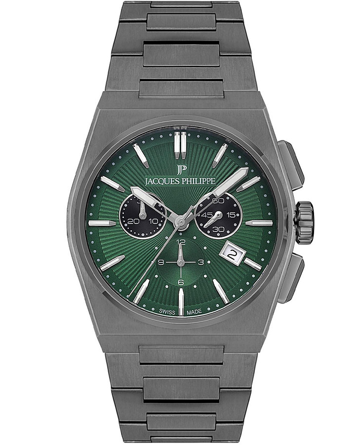 Часы Jacques Philippe Aurora JPQGC4183X7 — мужские, зеленый