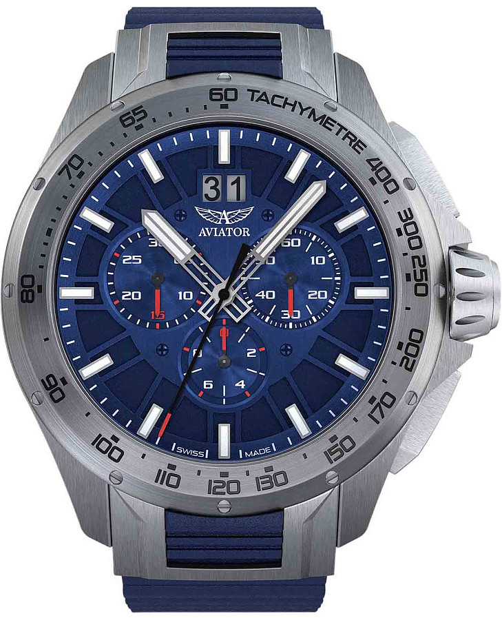 Часы Aviator MiG‑35 M.2.19.0.143.6 — мужские, синий