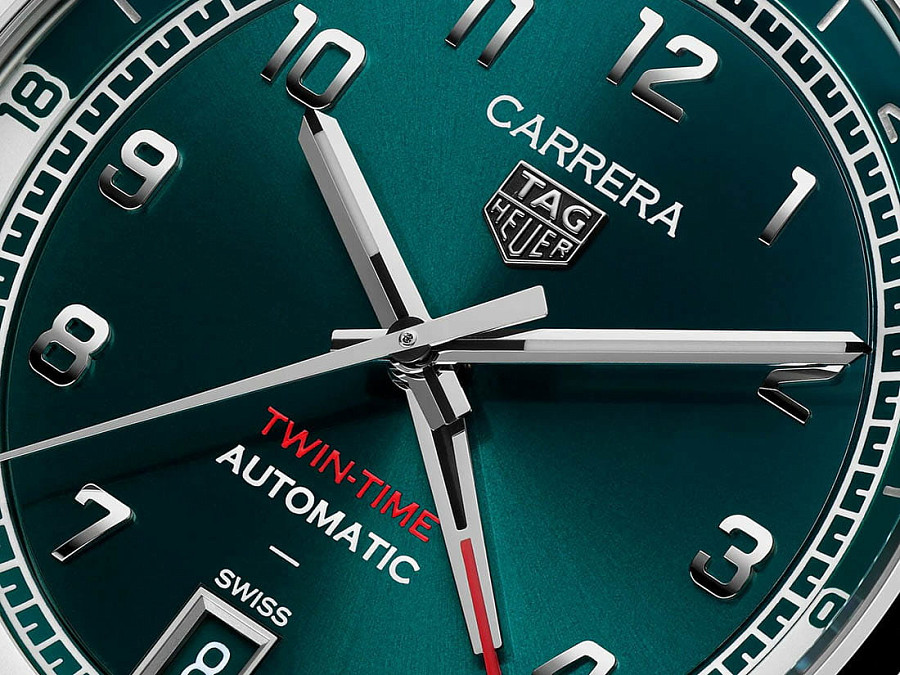 Часы TAG Heuer Carrera Date Twin-Time WDA2114.BA0043 — сталь металл, Швейцария