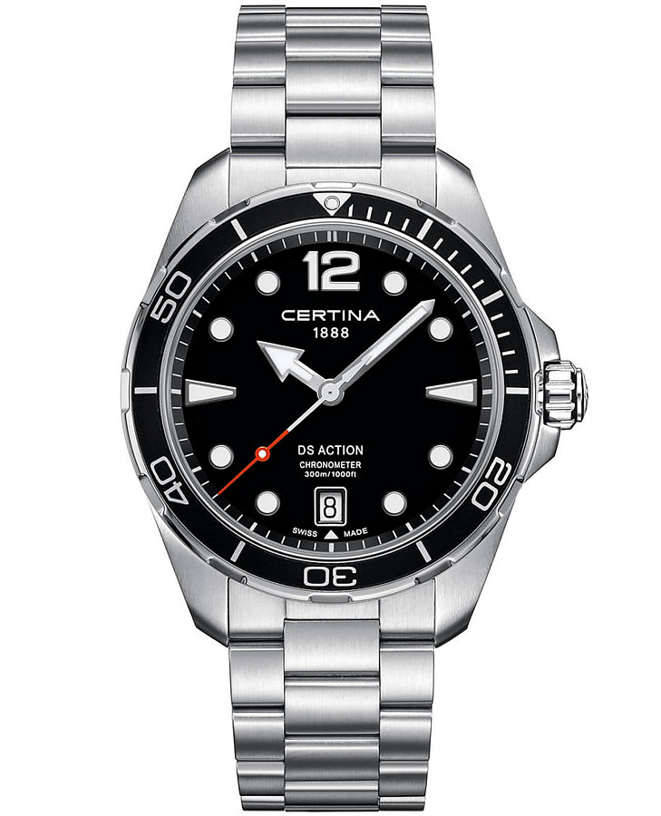 Часы Certina DS Action C032.451.11.057.00 — мужские, черный