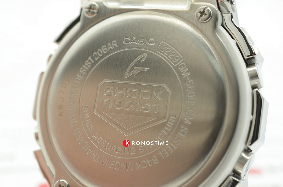 Часы Casio G-Shock GM-5600SCM-1 — прозрачный, сталь металл пластик