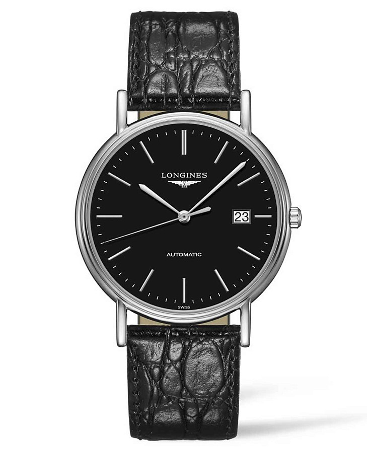 Часы Longines Presence L4.921.4.52.2 — мужские, черный