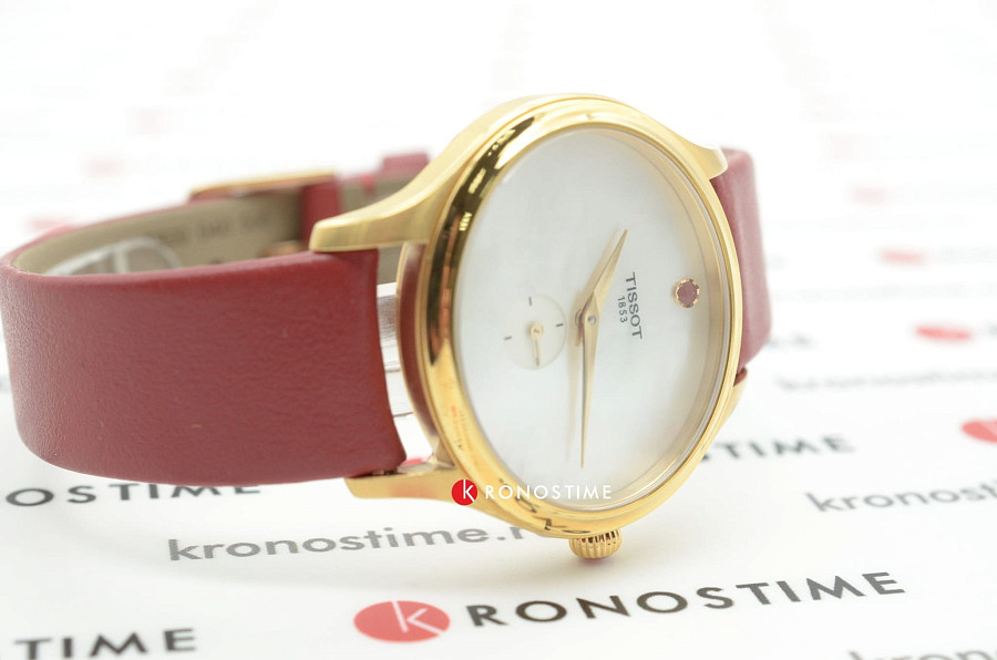 Часы Tissot Bella Ora T103.310.36.111.01 — кожаный, женские