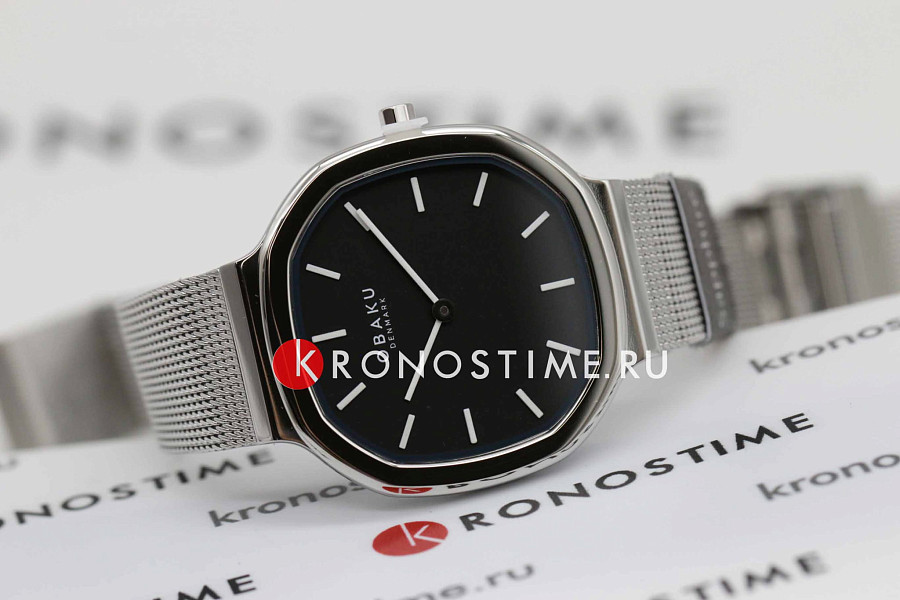 Часы Obaku Onyx V253LXCBMC — кварцевые, сталь металл