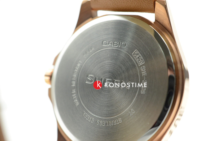 Часы Casio Sheen SHE-3806GL-9AUER — Япония, кварцевые
