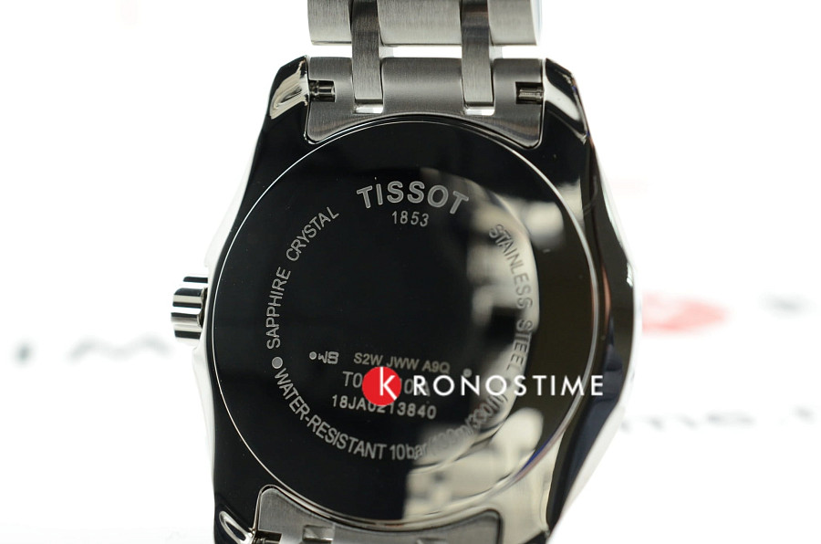 Часы Tissot Couturier Lady T035.210.11.051.01 — черный, сталь металл