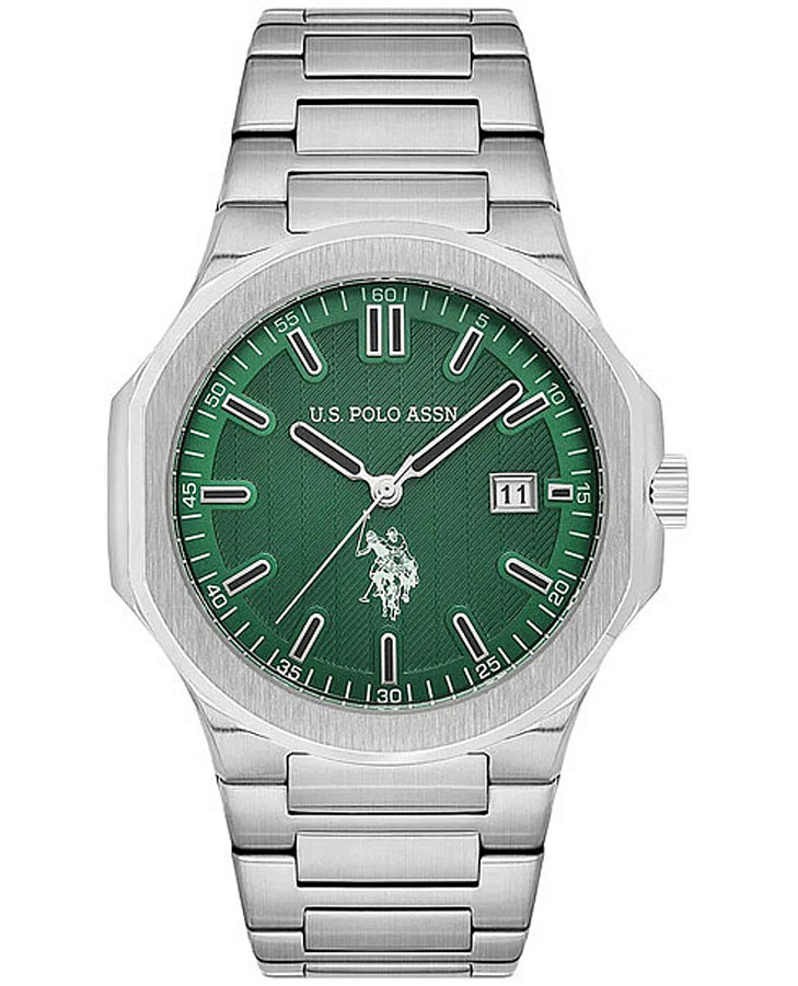 Часы U.S. Polo Assn. Fundamentall USPA1091-02 — мужские, зеленый