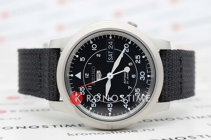 Часы Seiko 5 SNK809K2 — механические, металл сталь
