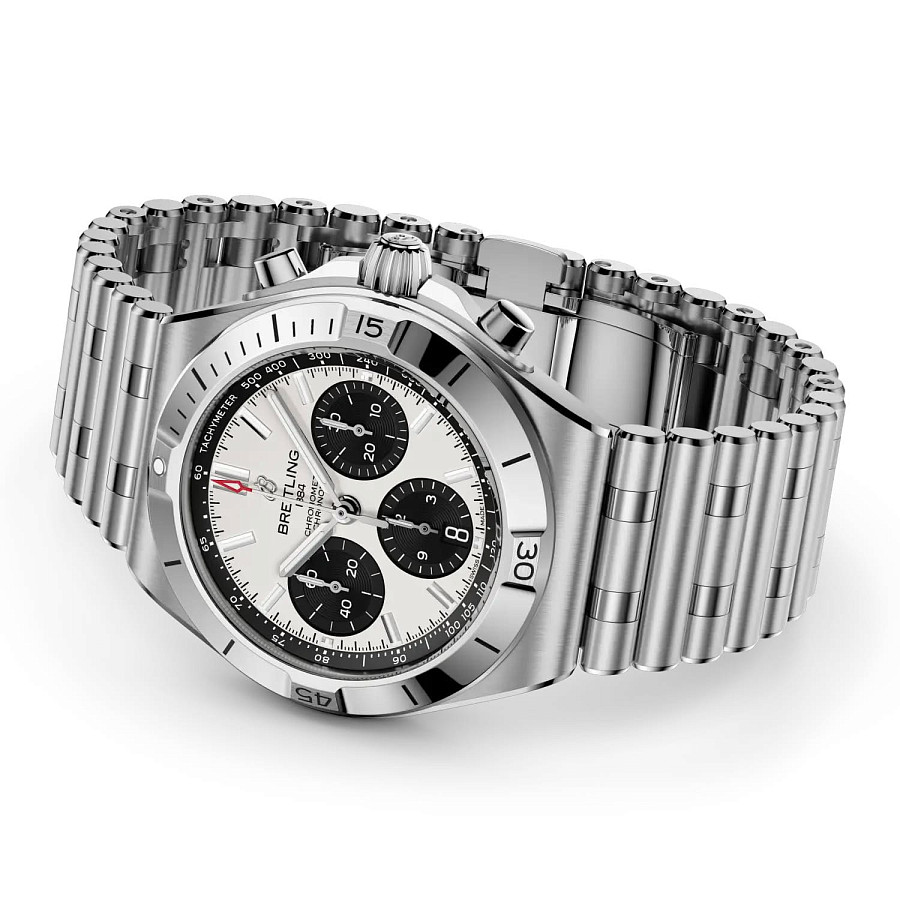 Часы Breitling Chronomat B01 Chronograph 42 mm AB0158101A1A1 — сталь металл, Швейцария