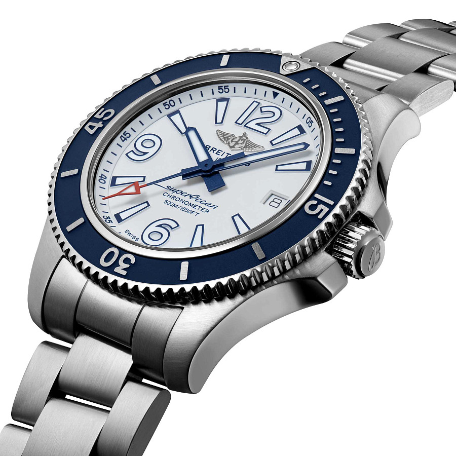 Часы Breitling Superocean Automatic 42 A17366D81A1A1 — механические, сталь металл