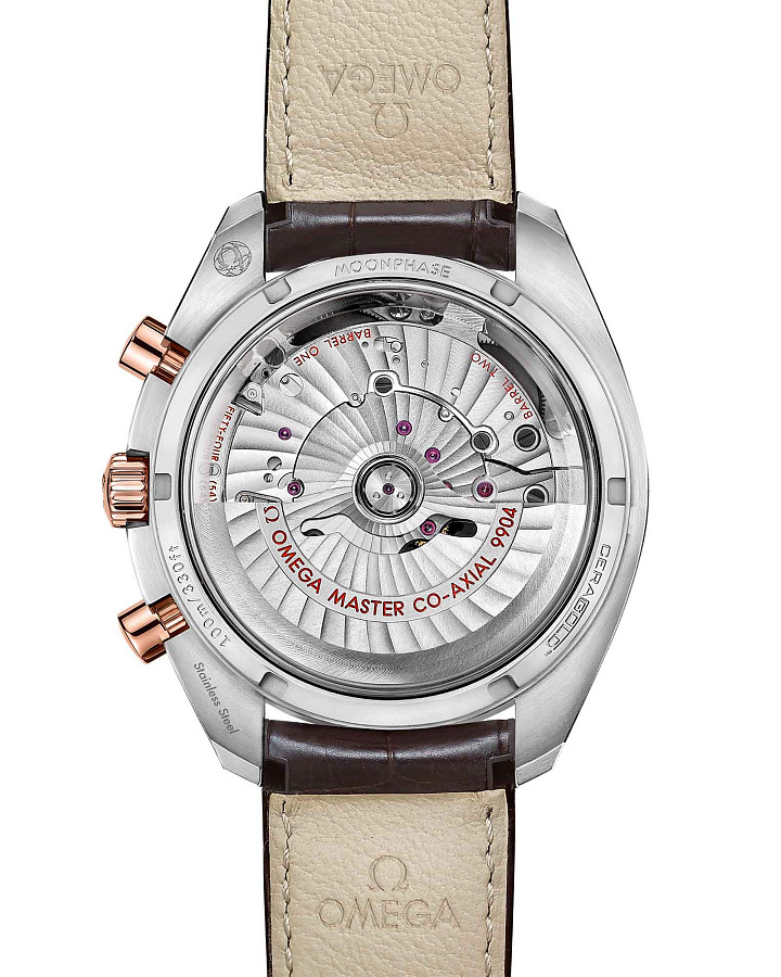 Часы Omega Speedmaster Moonphase 304.23.44.52.13.001 — механические, металл золото сталь