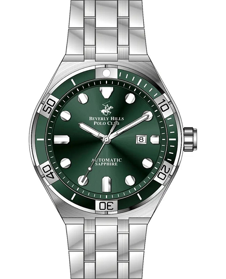 Часы Beverly Hills Polo Club BP3575X.370 — мужские, зеленый
