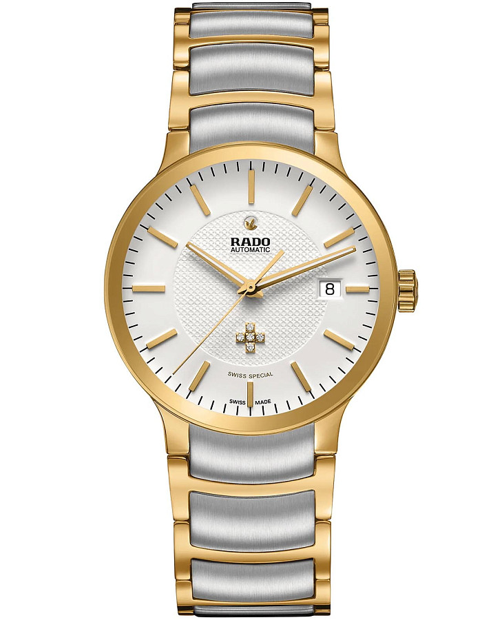 Часы Rado Centrix Automatic Diamonds R30079703 — мужские, белый