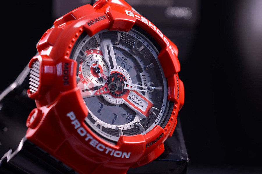 Часы Casio G-Shock GA-110RD-4A — пластик, Япония
