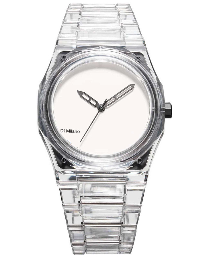Часы D1 Milano Nylon NYBJ01 — мужские, прозрачный