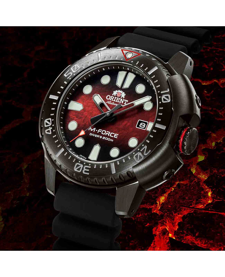 Часы Orient M-Force RA-AC0L09R (RN-AC0L09R) — каучук, мужские