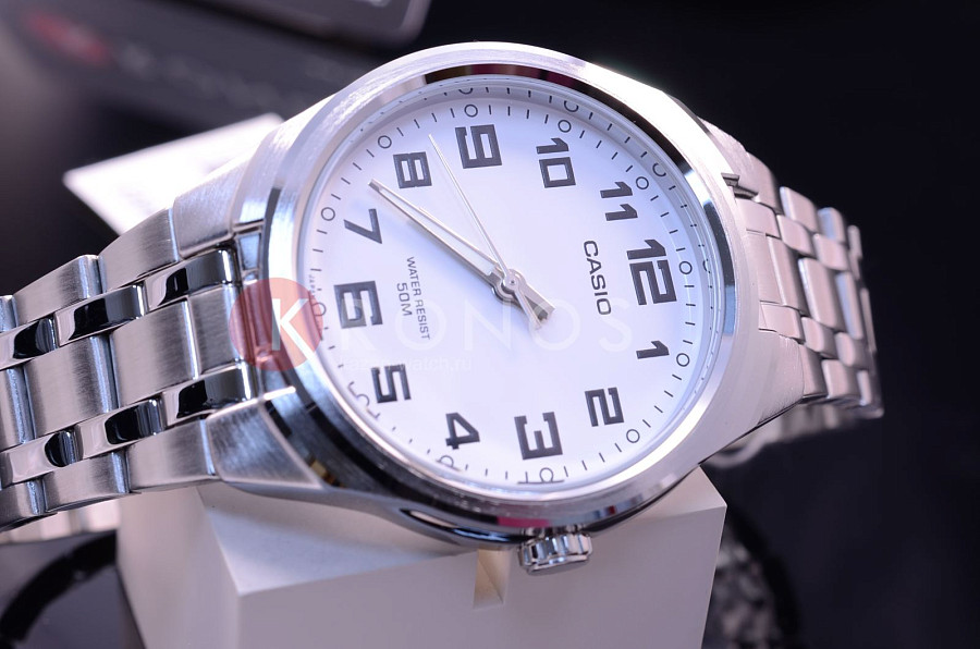 Часы Casio Collection MTP-1310PD-7B — мужские, нержавеющая сталь