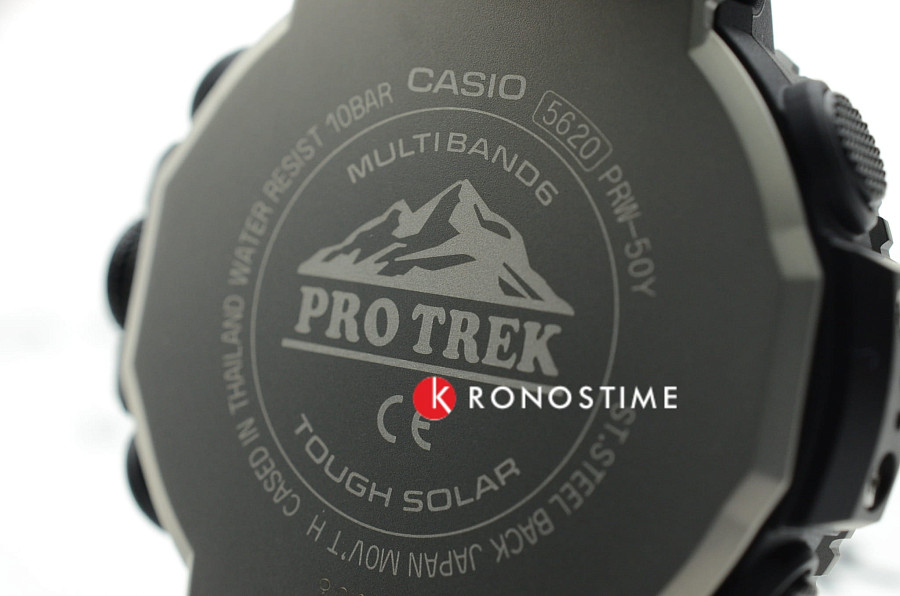 Часы Casio Pro Trek PRW-50Y-1A — Япония, кварцевые