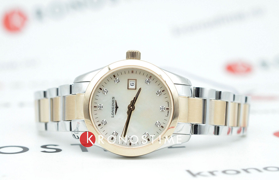 Часы Longines Conquest Classic L2.286.3.87.7 — кварцевые, сталь металл