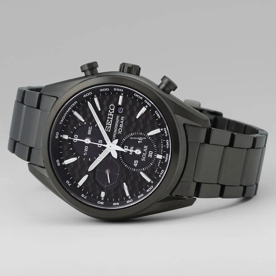 Часы Seiko Conceptual Series Sports SSC773P1 — мужские, сталь c pvd покрытием