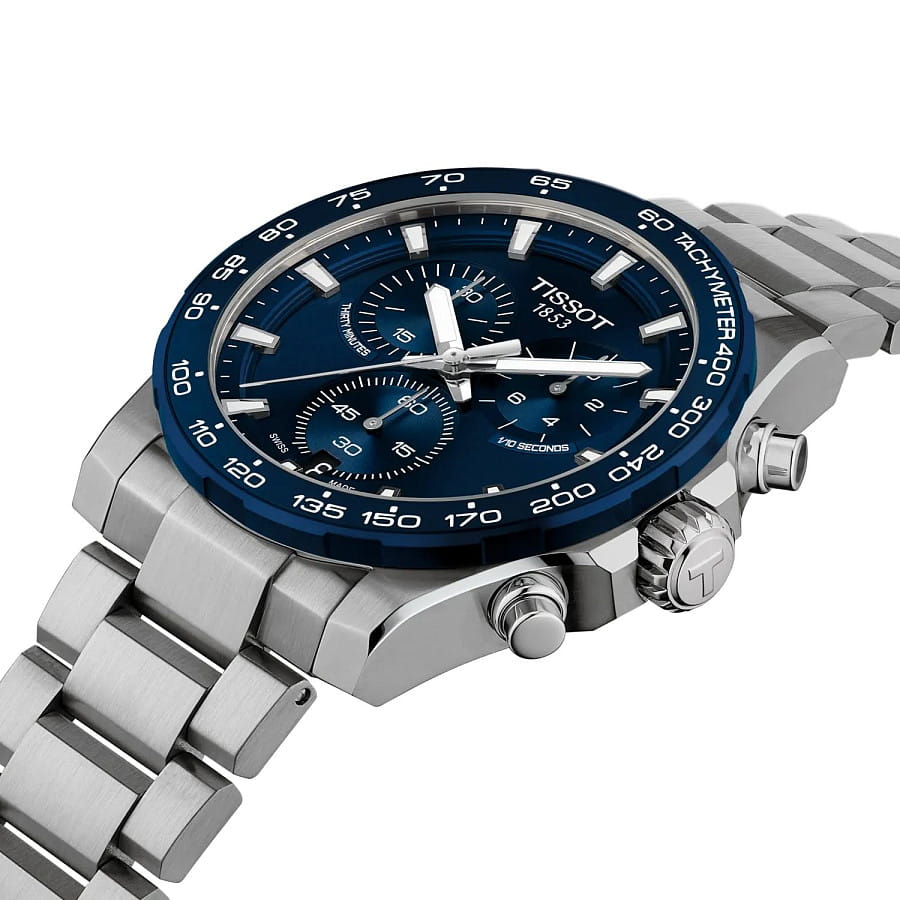 Часы Tissot Supersport Chrono 42 mm T125.417.11.041.00 — нержавеющая сталь, мужские